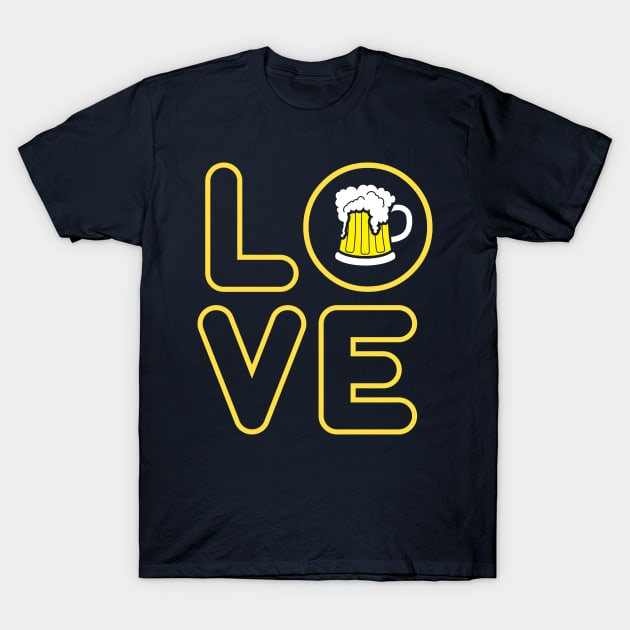 Love beer T-Shirt by Florin Tenica